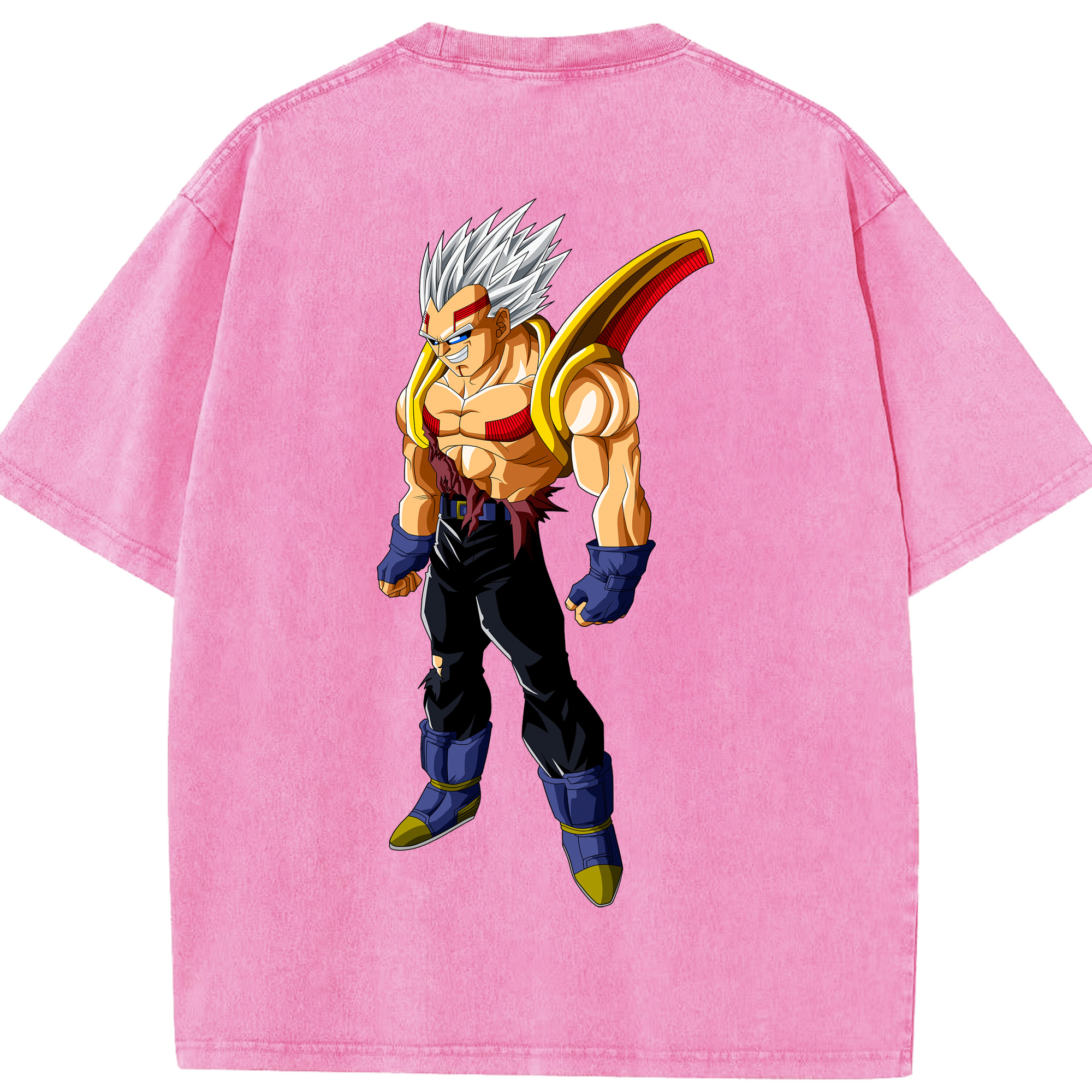 （画像用） ドラゴンボール DRAGON BALL 綿100% ヴィンテージ風 半袖Tシャツ（背面プリント）